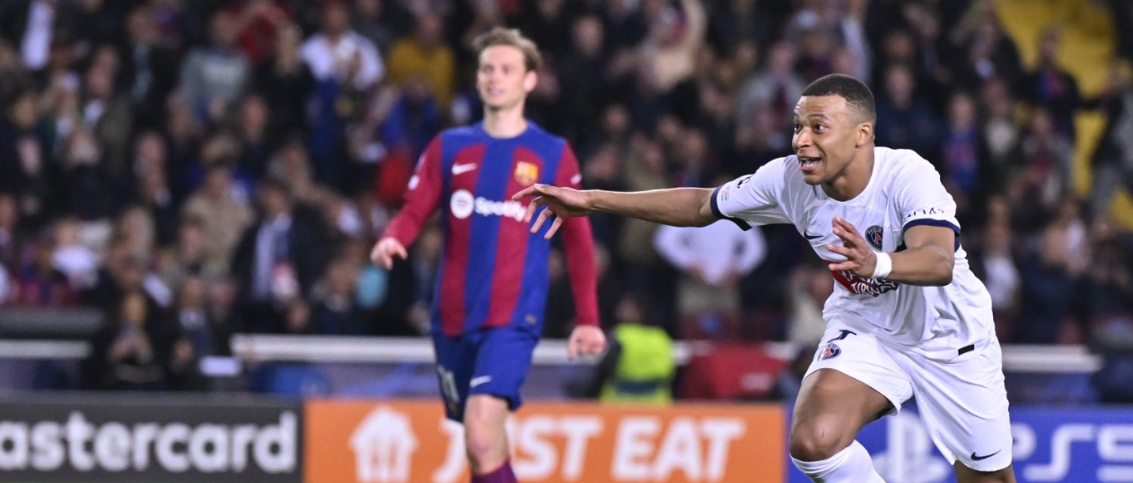 De la mano de Mbappé y Dembélé, el PSG se mete a semifinales de Champions tras conquistar Barcelona