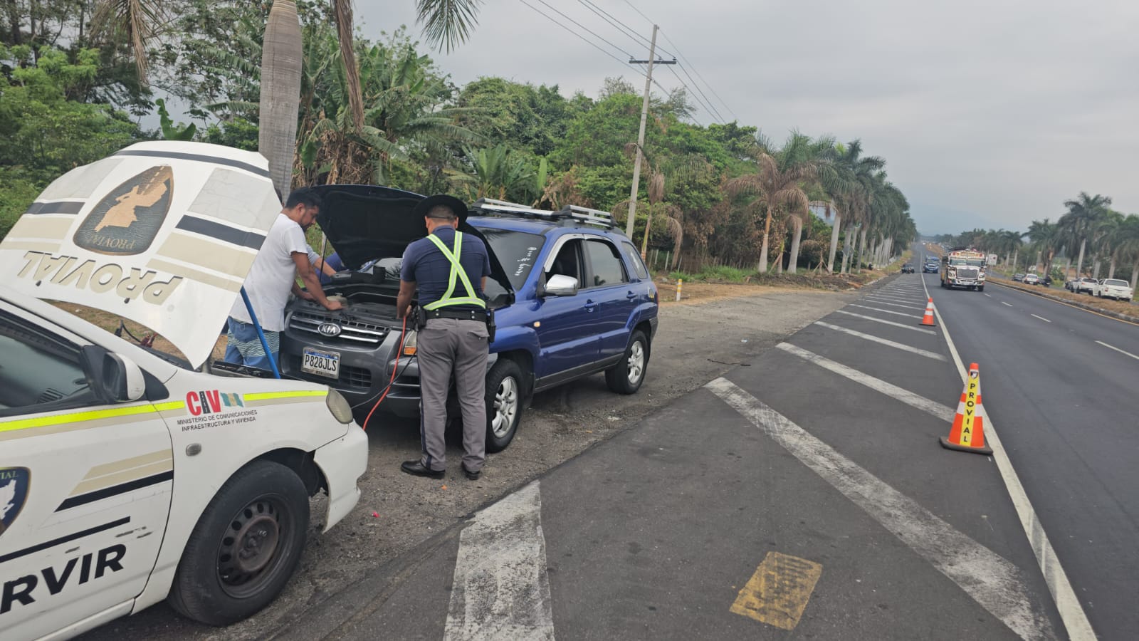 Provial atendió a más de 50 mil usuarios de carreteras en Semana Santa