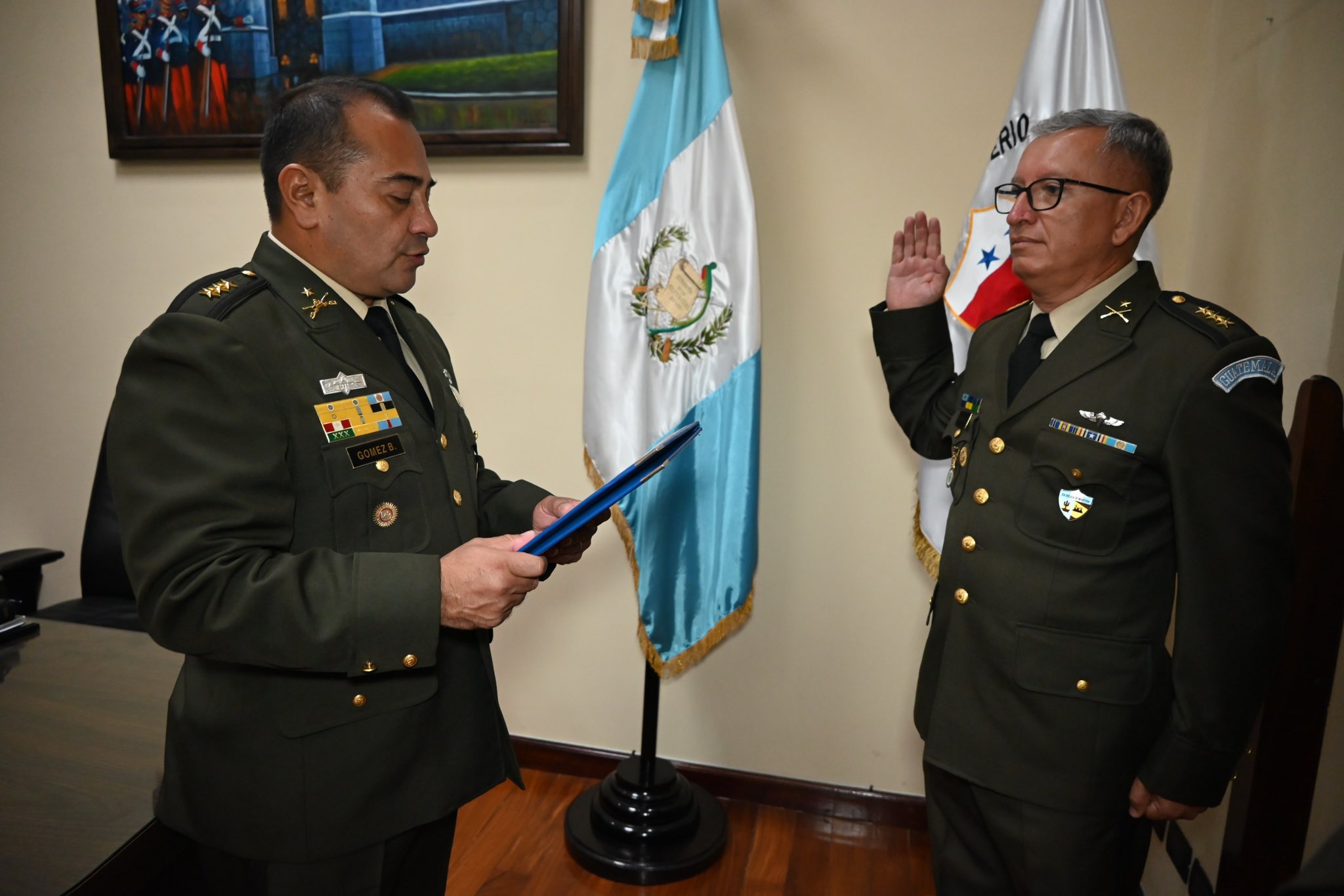 Nuevo comandante en la Segunda Brigada de Infantería de Guatemala