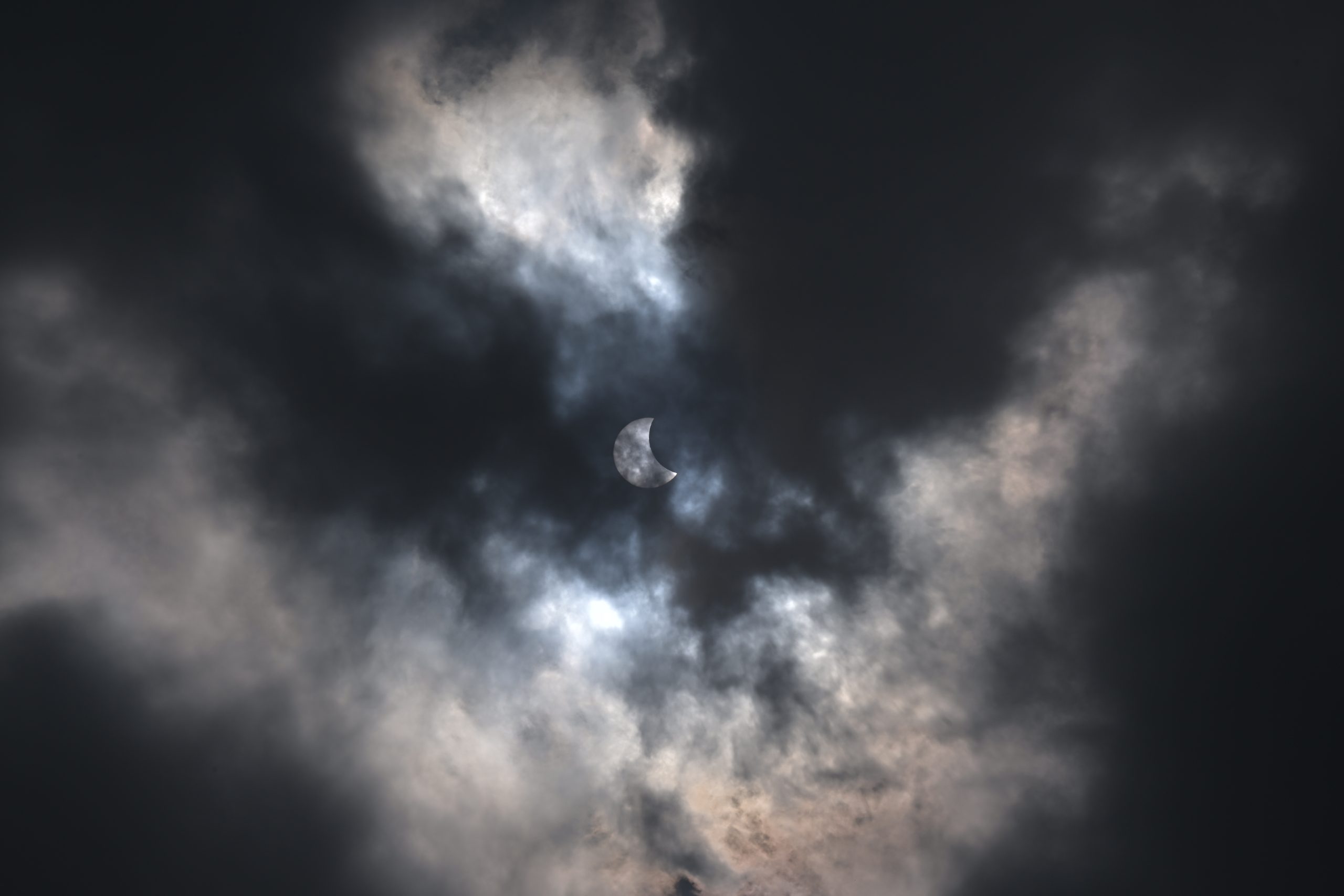 Cómo se vivió el eclipse solar en Guatemala