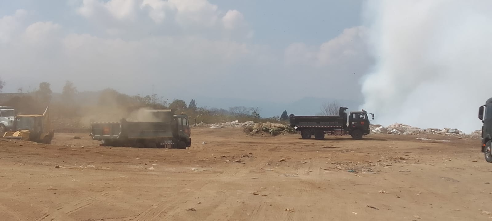 Educación suspende clases en Guatemala, Sacatepéquez y Escuintla por el incendio del vertedero de AMSA