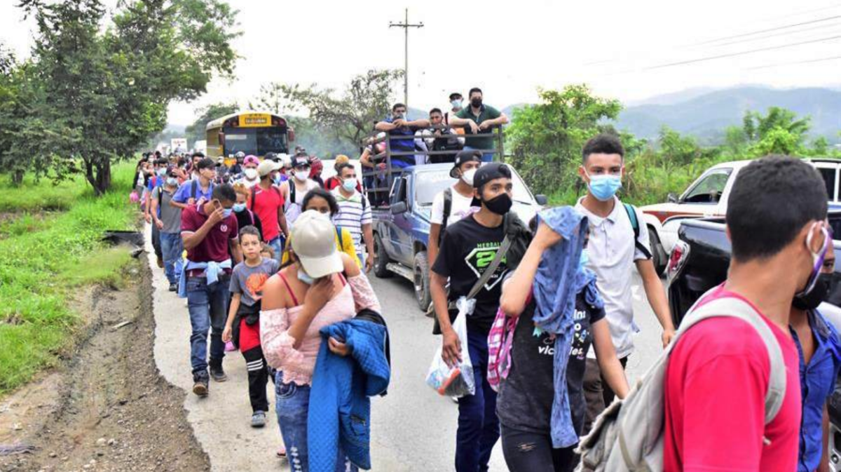 Migración por Centroamérica casi se ha triplicado, dice OIM. / Foto: Los Ángeles Times.