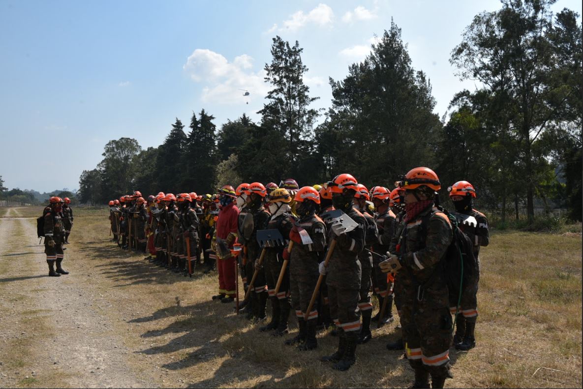 Primer ejercicio de supresión de incendios forestales a nivel nacional