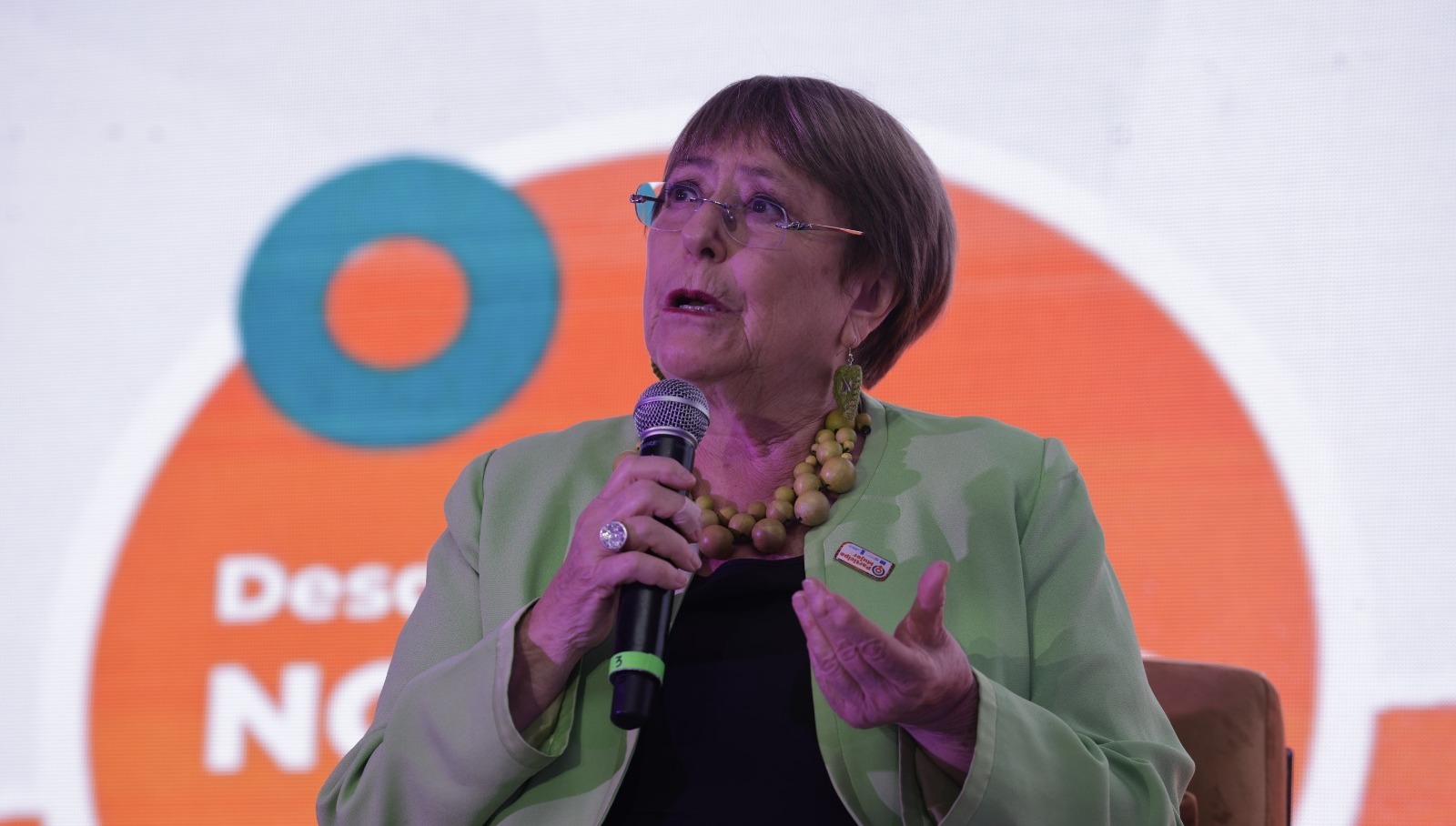 Michelle Bachelet destaca participación de las mujeres guatemaltecas en la política. /Foto: Dickéns Zamora
