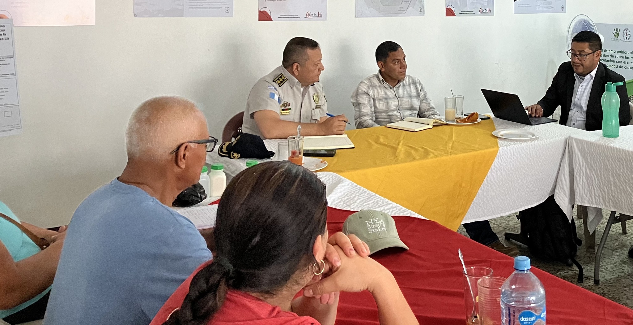 Dan seguimiento a las acciones de seguridad en Santa Rosa