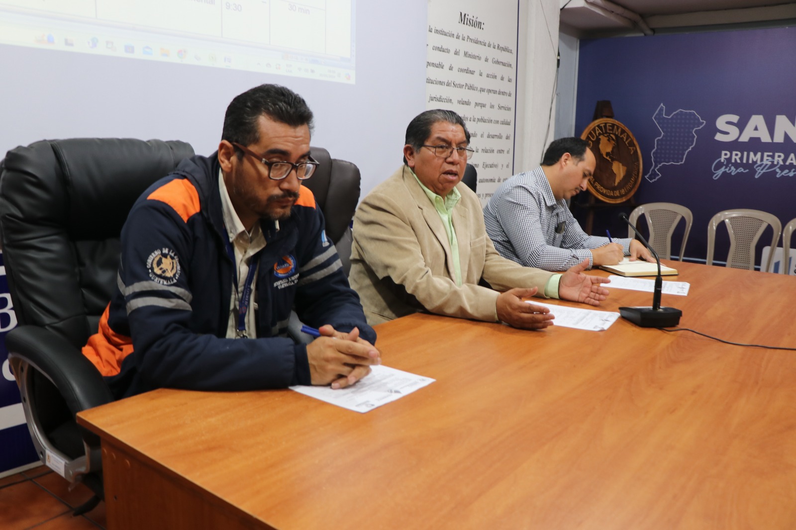 Coordinan proceso de recuperación de áreas afectadas por incendios forestales en San Marcos