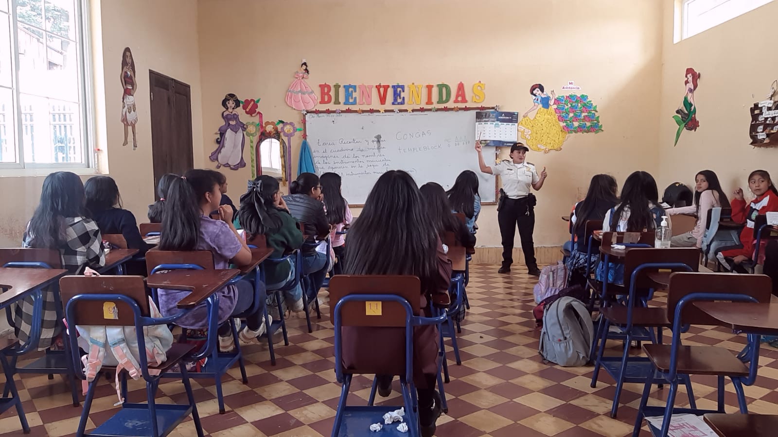Prevención del Delito realiza actividades de prevención con estudiantes de San Marcos