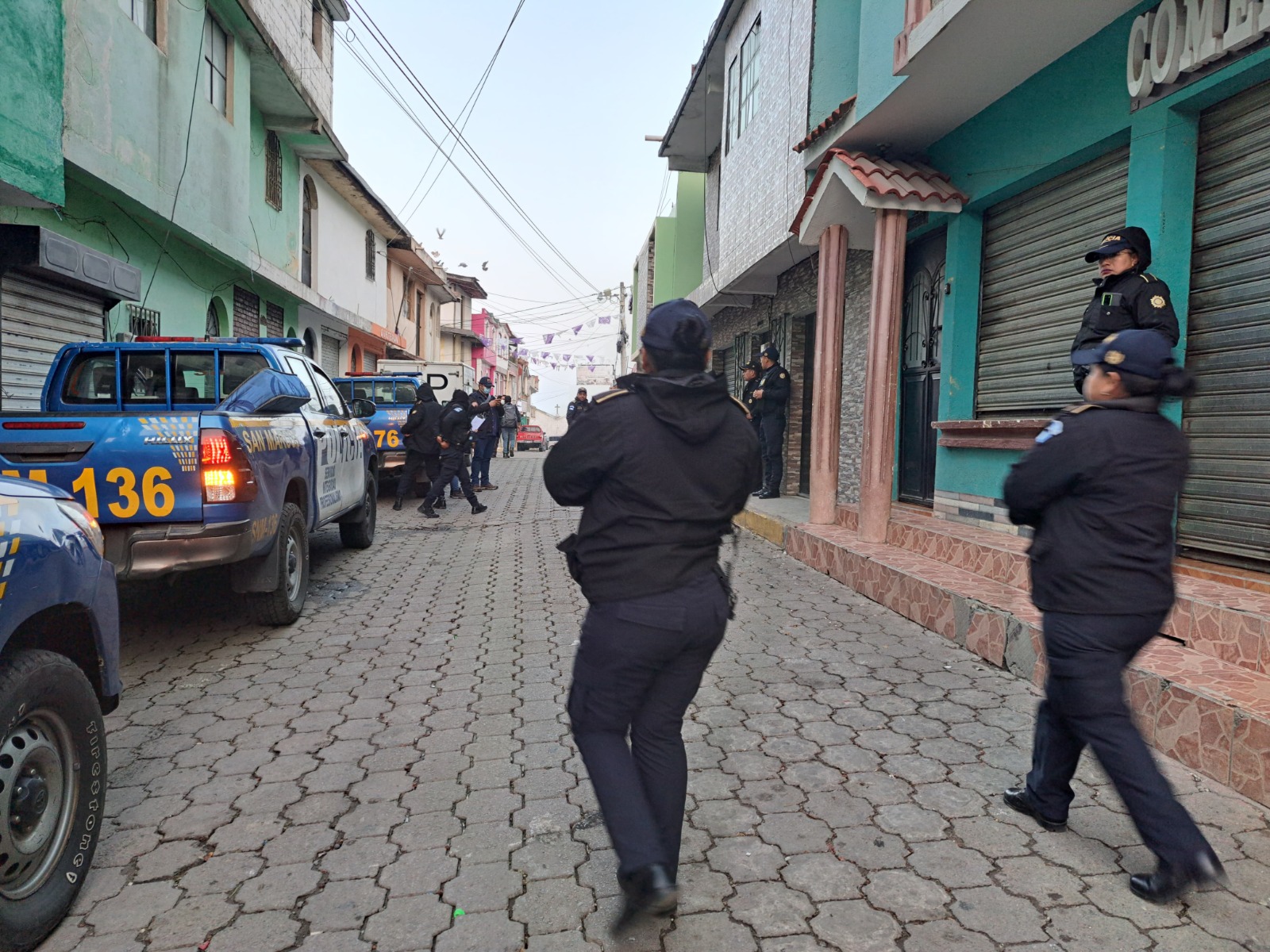 PNC realiza operación de allanamiento en el occidente