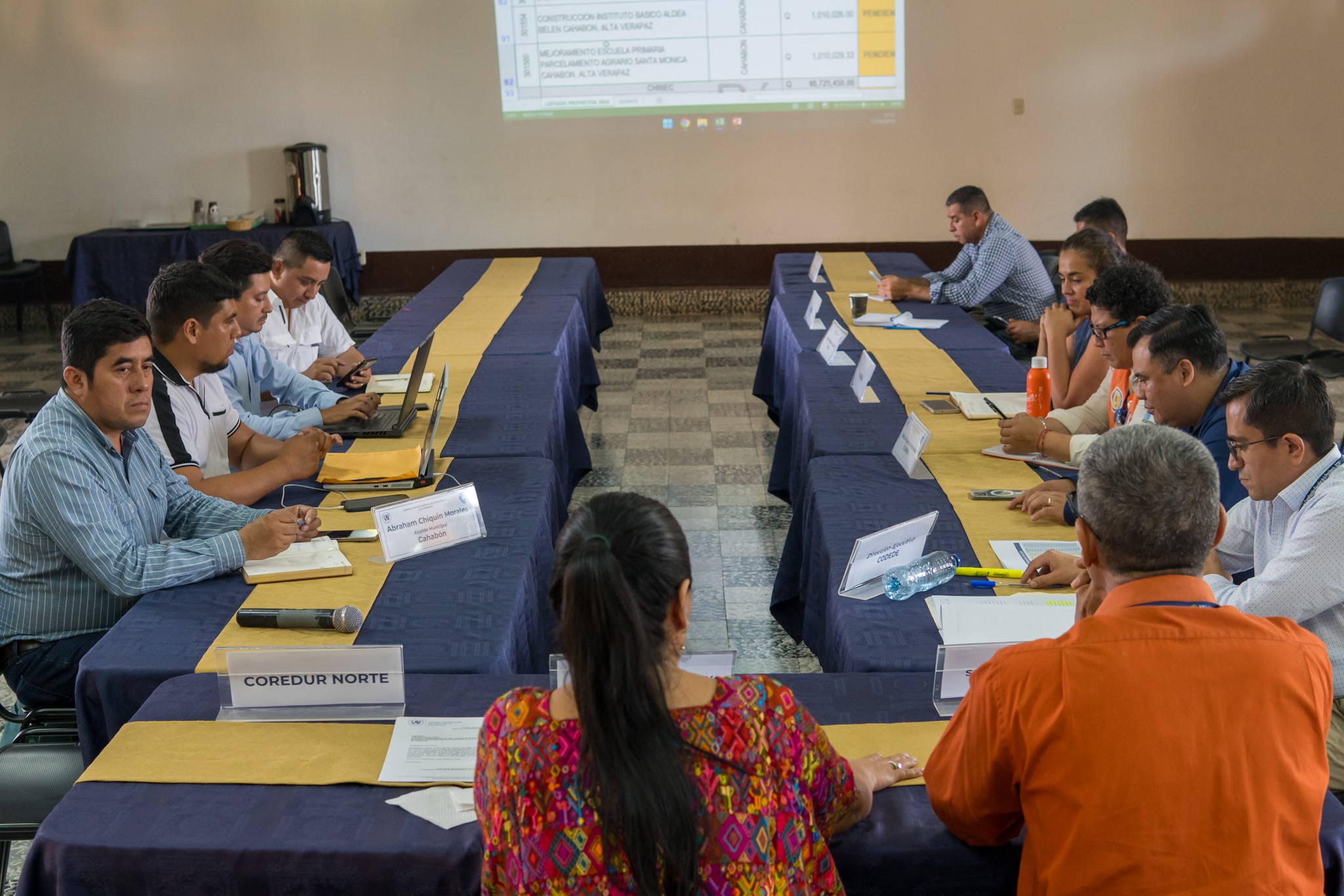 Mesa técnica para agilizar procesos en la ejecución de proyectos en Alta Verapaz