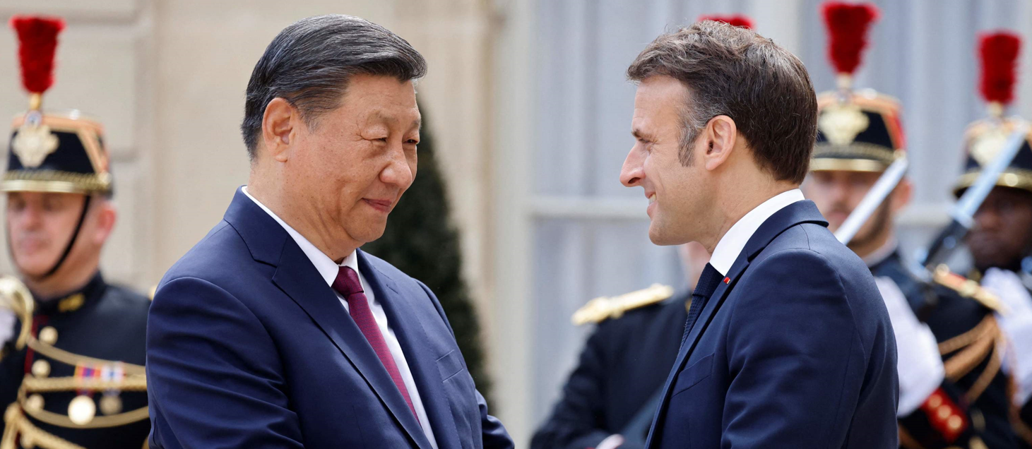Macron y Xi Jinping piden una tregua olímpica para París 2024