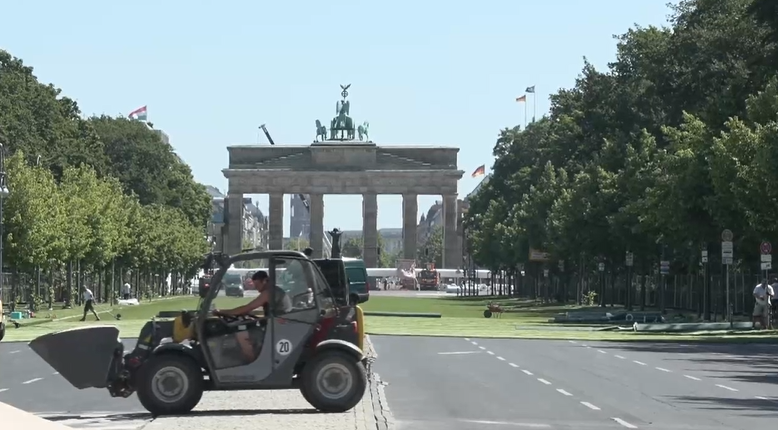 Berlín prepara el “Fan Zone” para la Eurocopa 2024