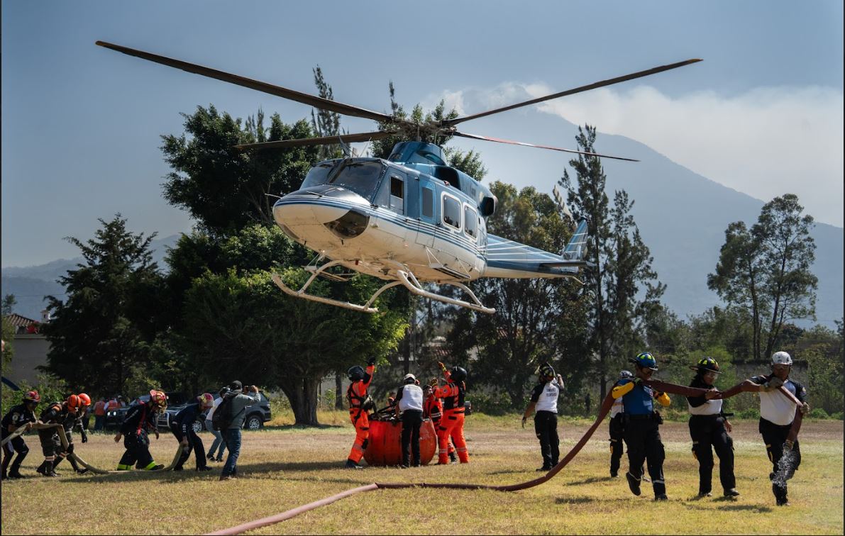 El sistema Conred continúa el trabajo interinstitucional para el combate de incendios forestales.
