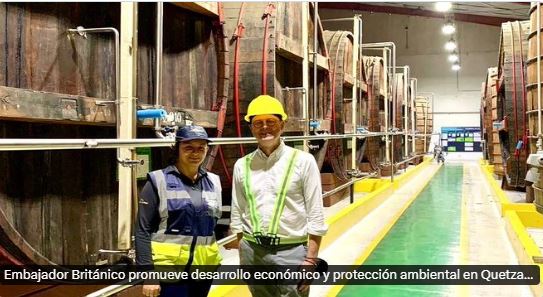 Embajador Británico promueve desarrollo económico y protección ambiental en Quetzaltenango