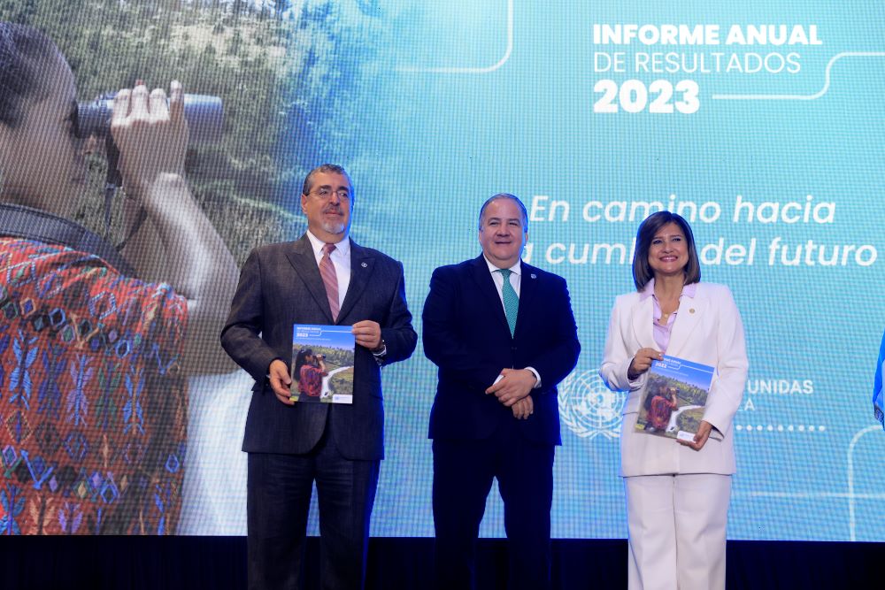 Presidente Arévalo agradece esfuerzos de la ONU para atender a guatemaltecos