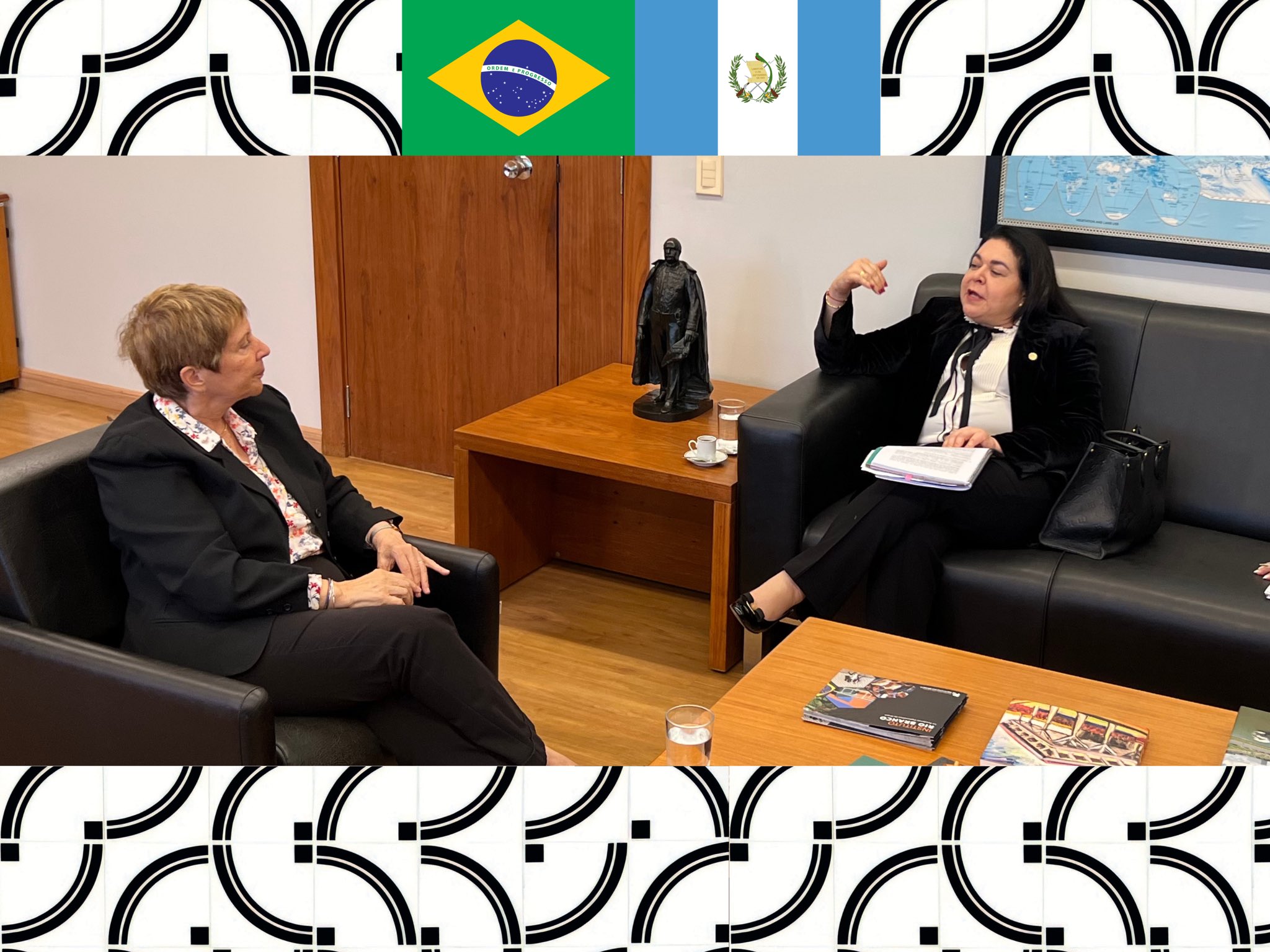 Guatemala y Brasil impulsan agenda de cooperación bilateral