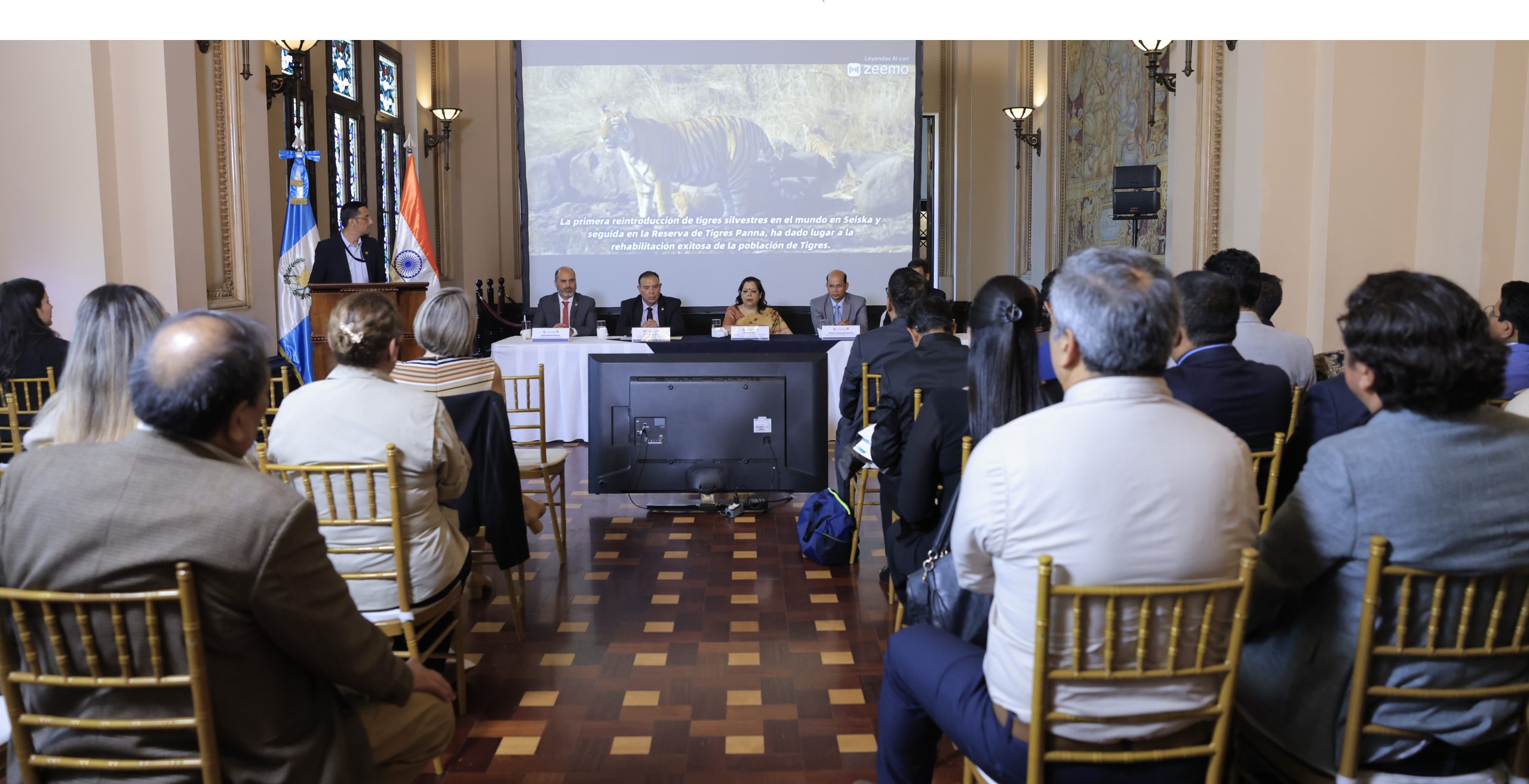 Guatemala e India intercambiarán conocimientos para la conservación del jaguar y el tigre