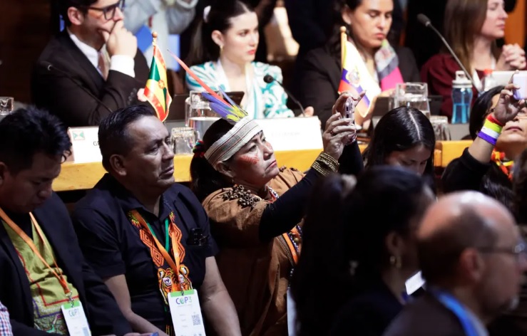 Indígenas de América se reúnen en la XVII Asamblea General Ordinaria del Fondo para el Desarrollo de los Pueblos Indígenas de América Latina y el Caribe, que se lleva a cabo en Caracas, Venezuela.