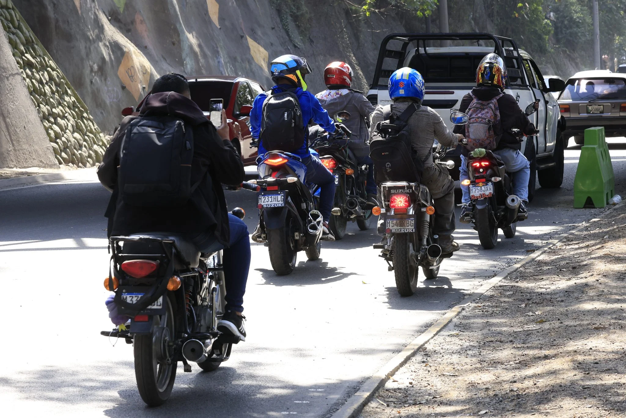 Motocicletas predominan en el parque vehicular de Guatemala