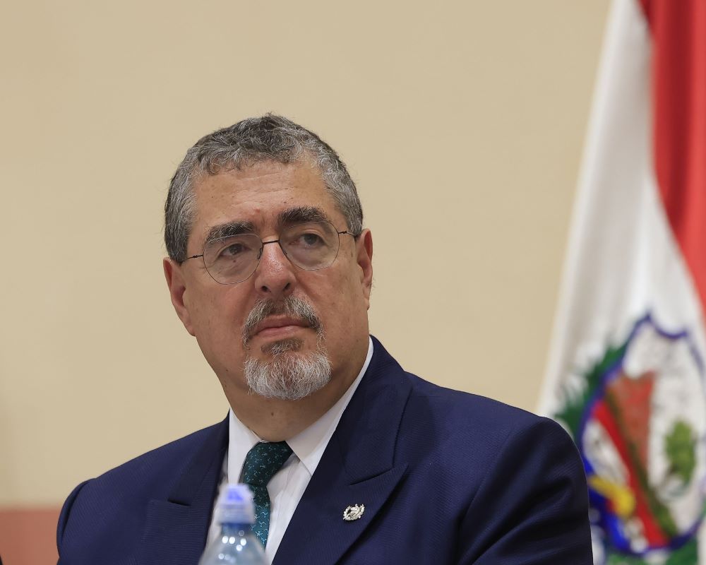 Presidente Arévalo habló sobre mercancías retenidas en China Continental. / Foto: Gilber García.