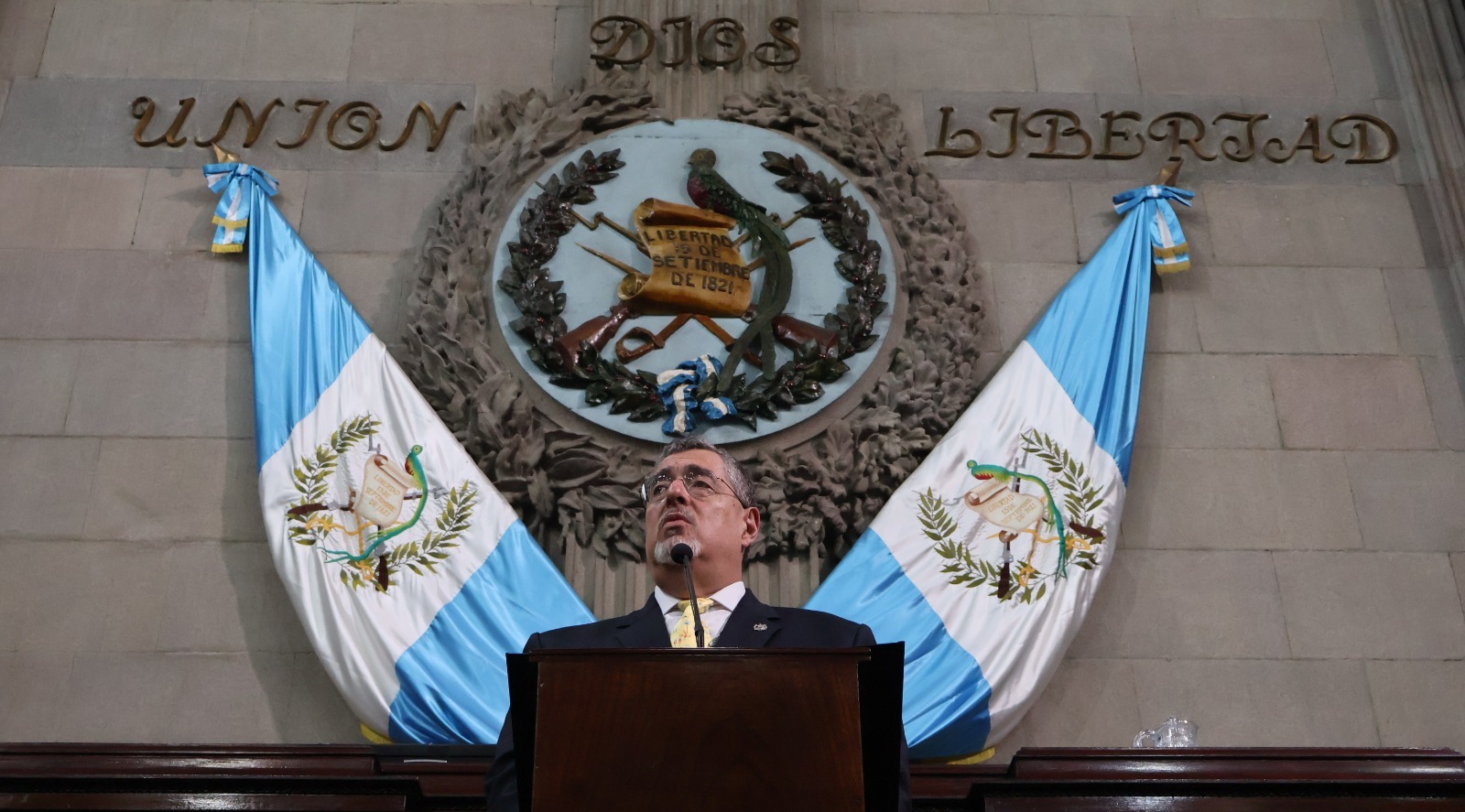 Presidente resalta el valor de la Constitución en la vida del país. / Foto: Daniel Hernández.
