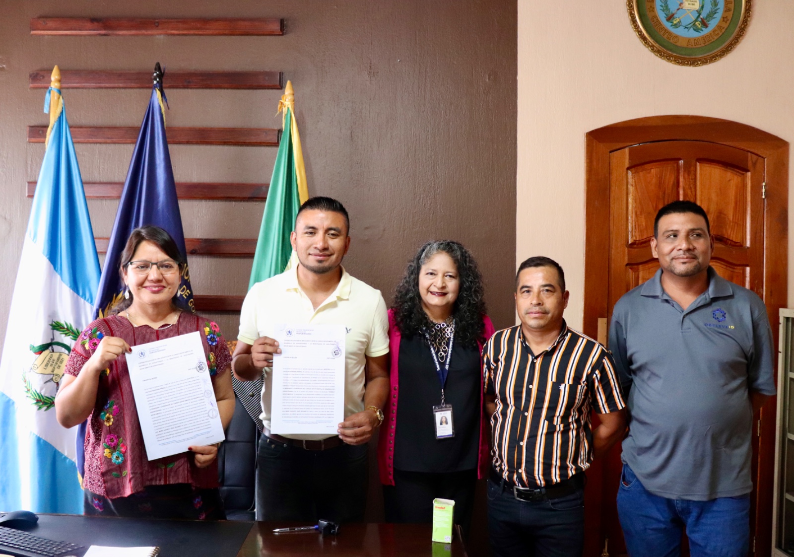 Huehuetenango firma convenios para proyectos de agua potable