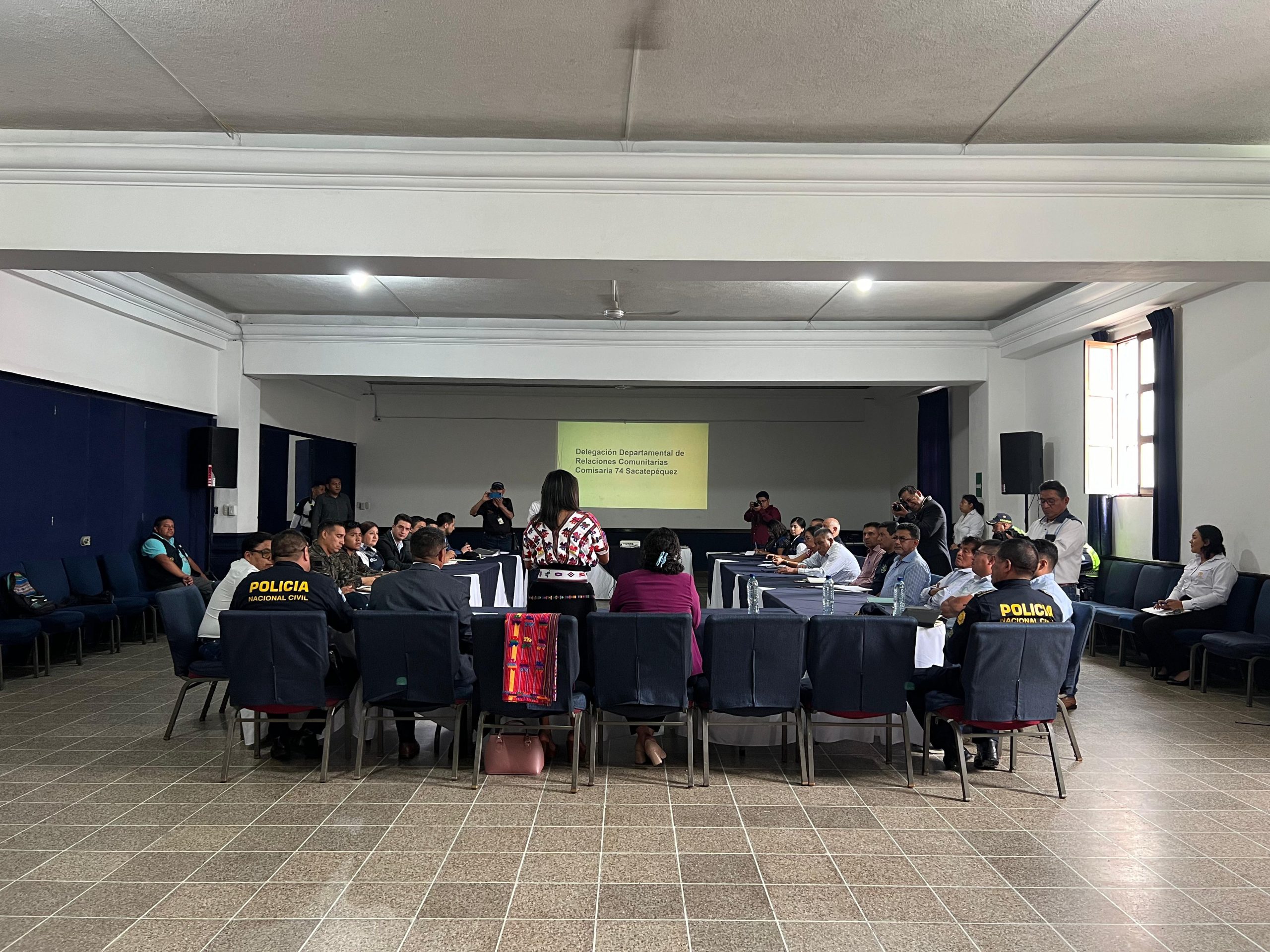 Seguimiento a la Mesa Departamental de Seguridad y Justicia en Sacatepéquez