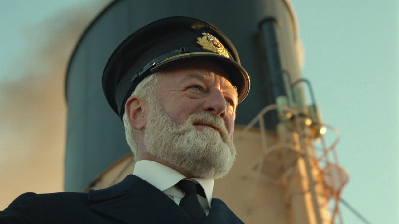 Bernard Hill en el film 'Titanic'. / Foto: Cuenta de Facebook de Bernard Hill.