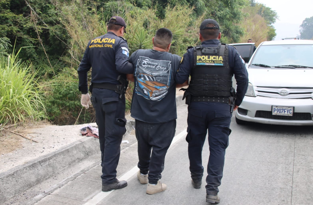 La PNC logró la captura de los presuntos responsables de un ataque armado en ruta al Pacífico.
