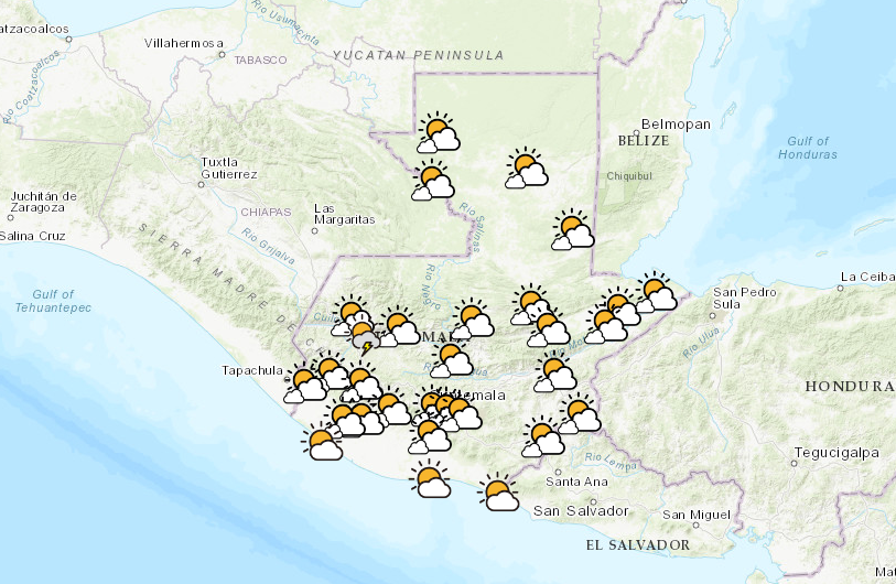 Insivumeh prevé temperaturas máximas de hasta 45° Celsius en Poptún, Petén. / Foto: Insivumeh.