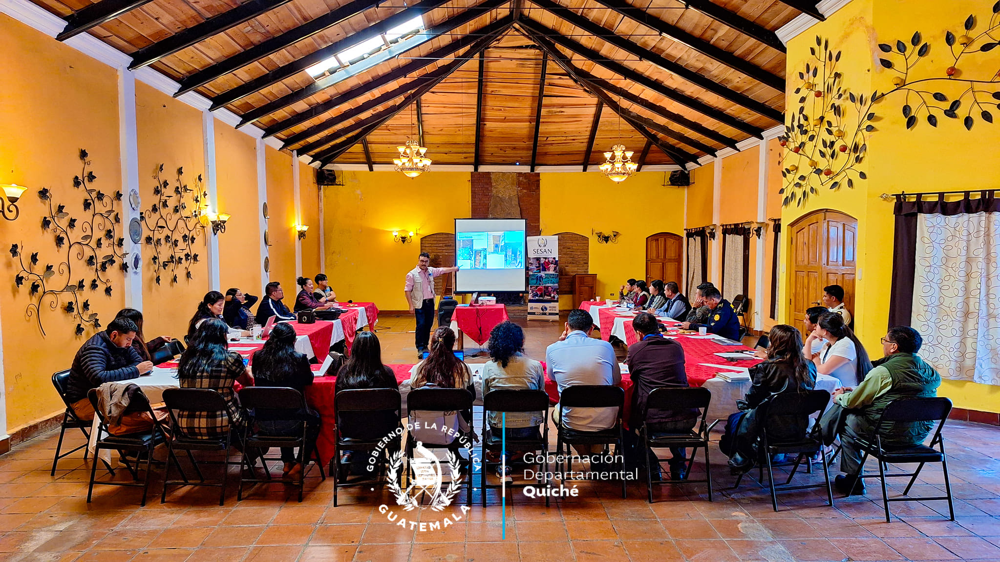 Fortalecen coordinación interinstitucional para asegurar alimentación y nutrición en Quiché