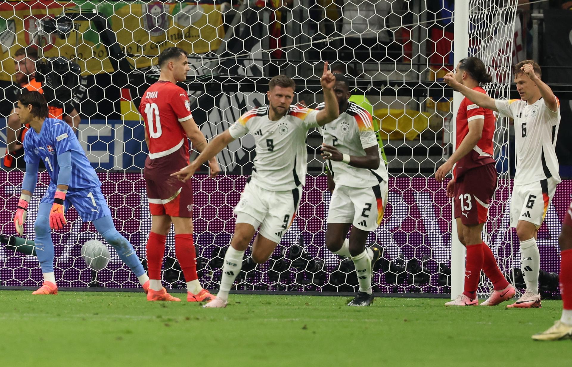 Eurocopa 2024: Alemania rescata el liderato del grupo con agónico empate ante Suiza