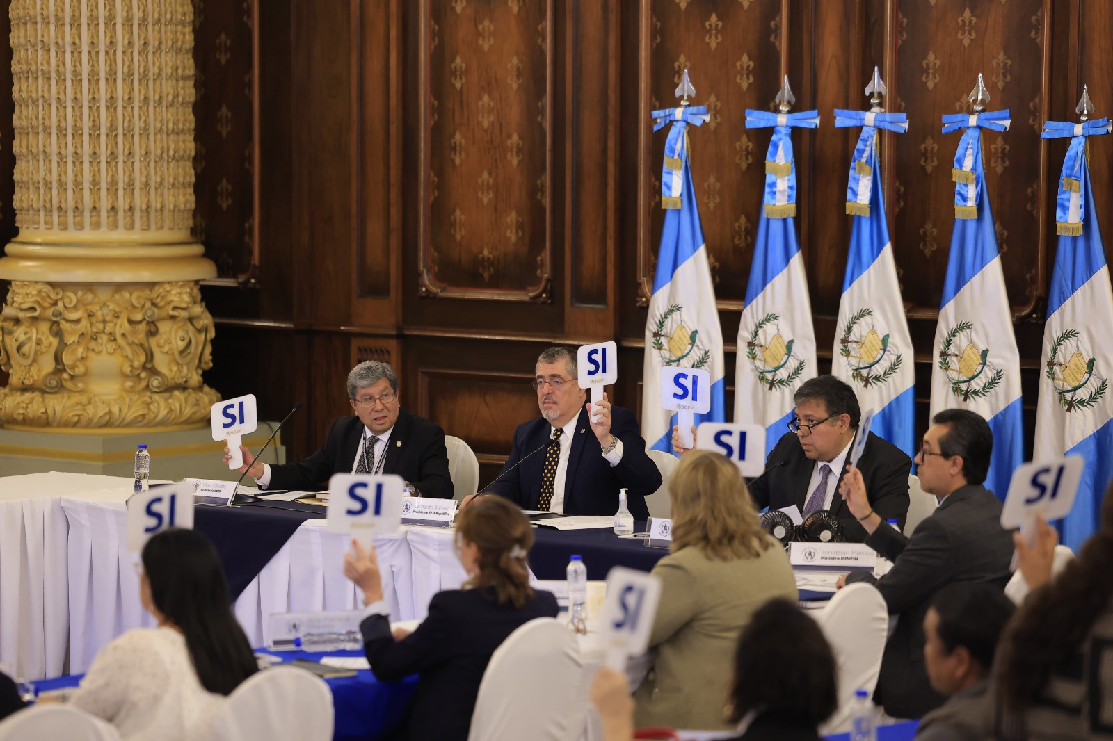 Presidente Bernardo Arévalo dirigió la tercera sesión ordinaria del Conadur