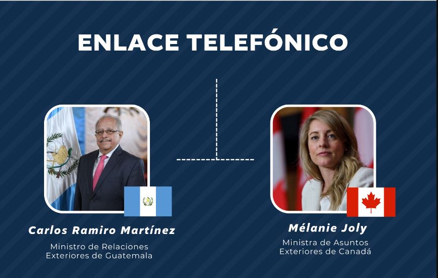 Cancilleres de Guatemala y Canadá conversan sobre agenda bilateral