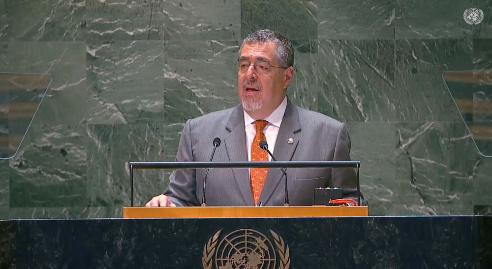 El presidente Bernardo Arévalo habla en la ONU sobre las graves consecuencias de la corrupción.