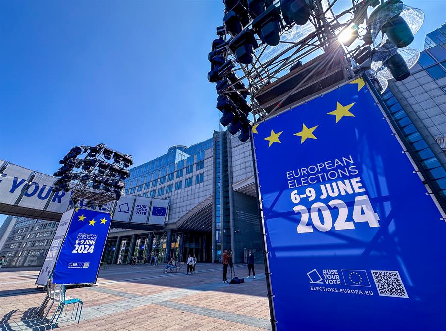 Desde el Parlamento Europeo se transmitieron los resultados de las elecciones en los países que integran la Unión Europea.