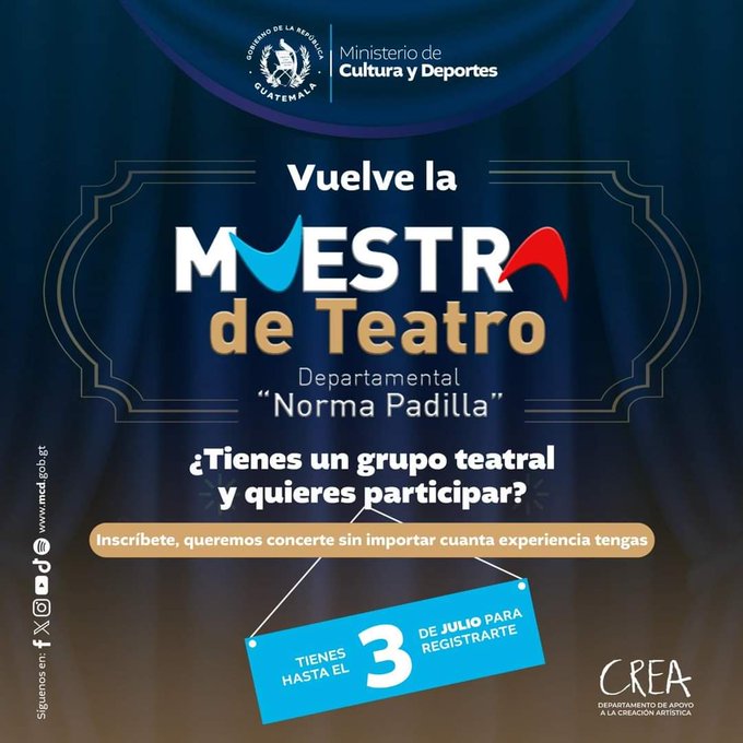Vuelve la muestra de teatro departamental Norma Padilla