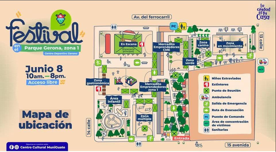 Municipalidad realiza festival gratuito en el Centro Deportivo Gerona