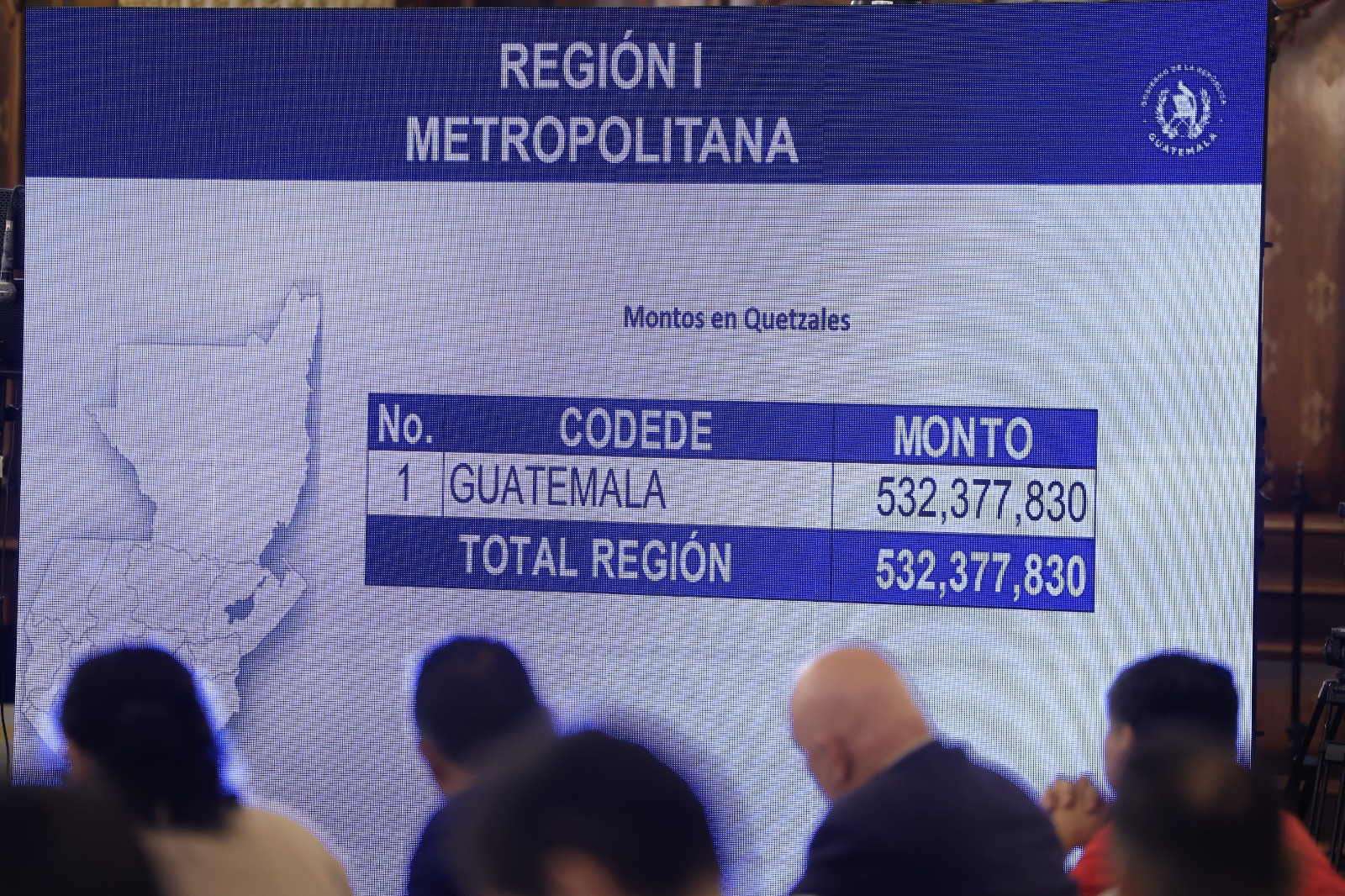 Ministro de Finanzas Públicas, Jonathan Menkos presentó la propuesta de presupuesto 2025, en tercera reunión ordinaria del Conadur. / Foto: Gilbert García.
