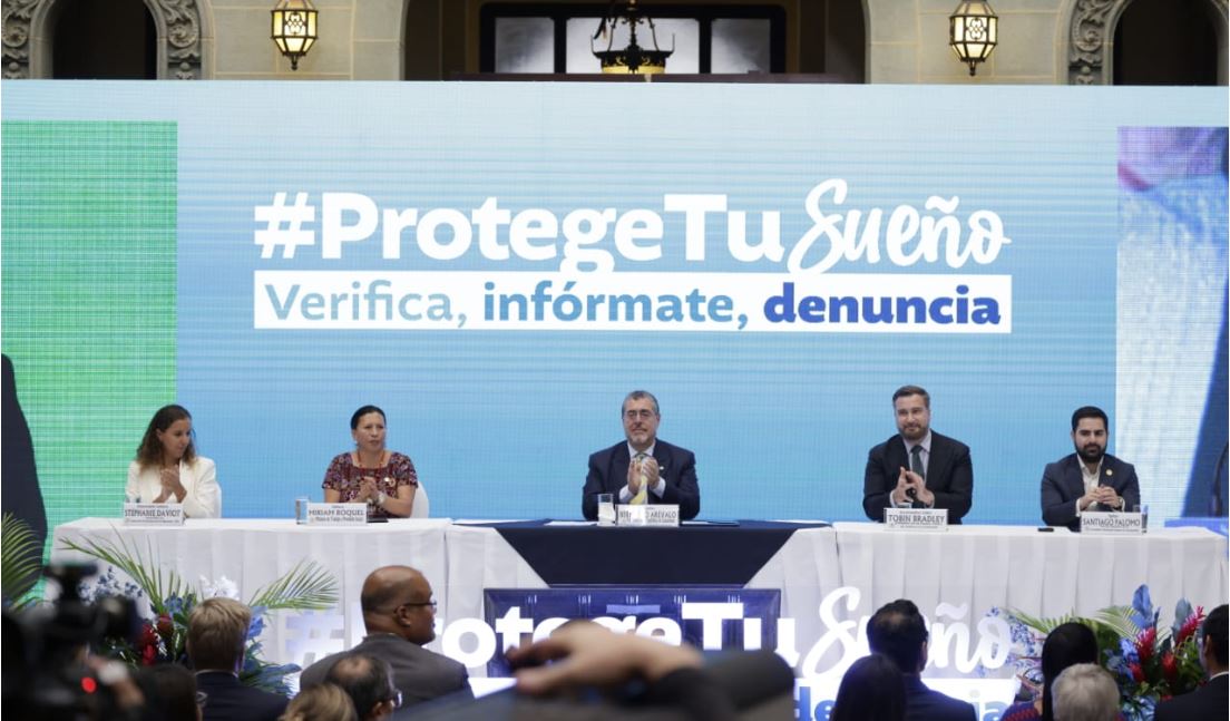 Protege tu Sueño, la campaña que impulsa Guatemala para evitar la estafa en visas temporales. / Foto: Dickéns Zamora.