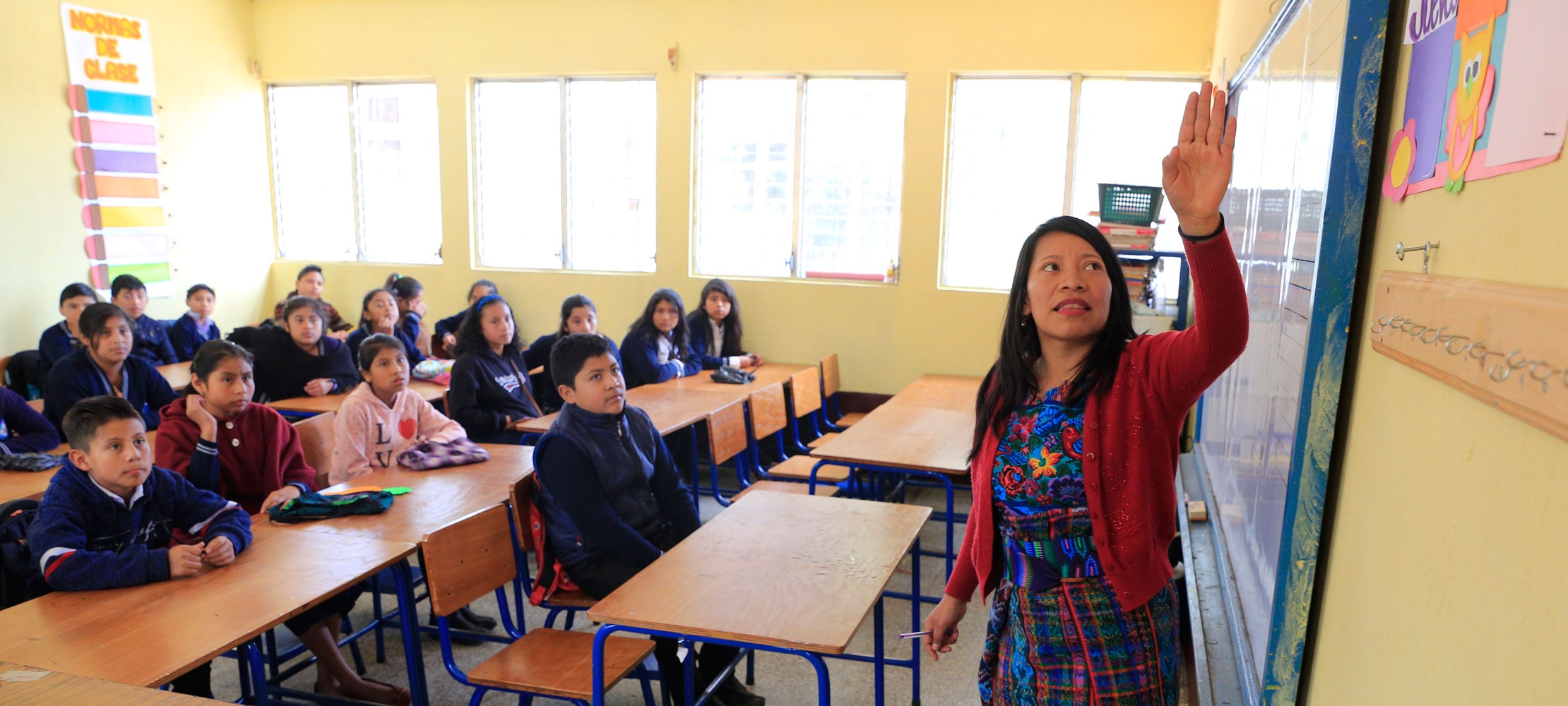 Gobierno reconoce el papel fundamental de maestros y maestras de Guatemala