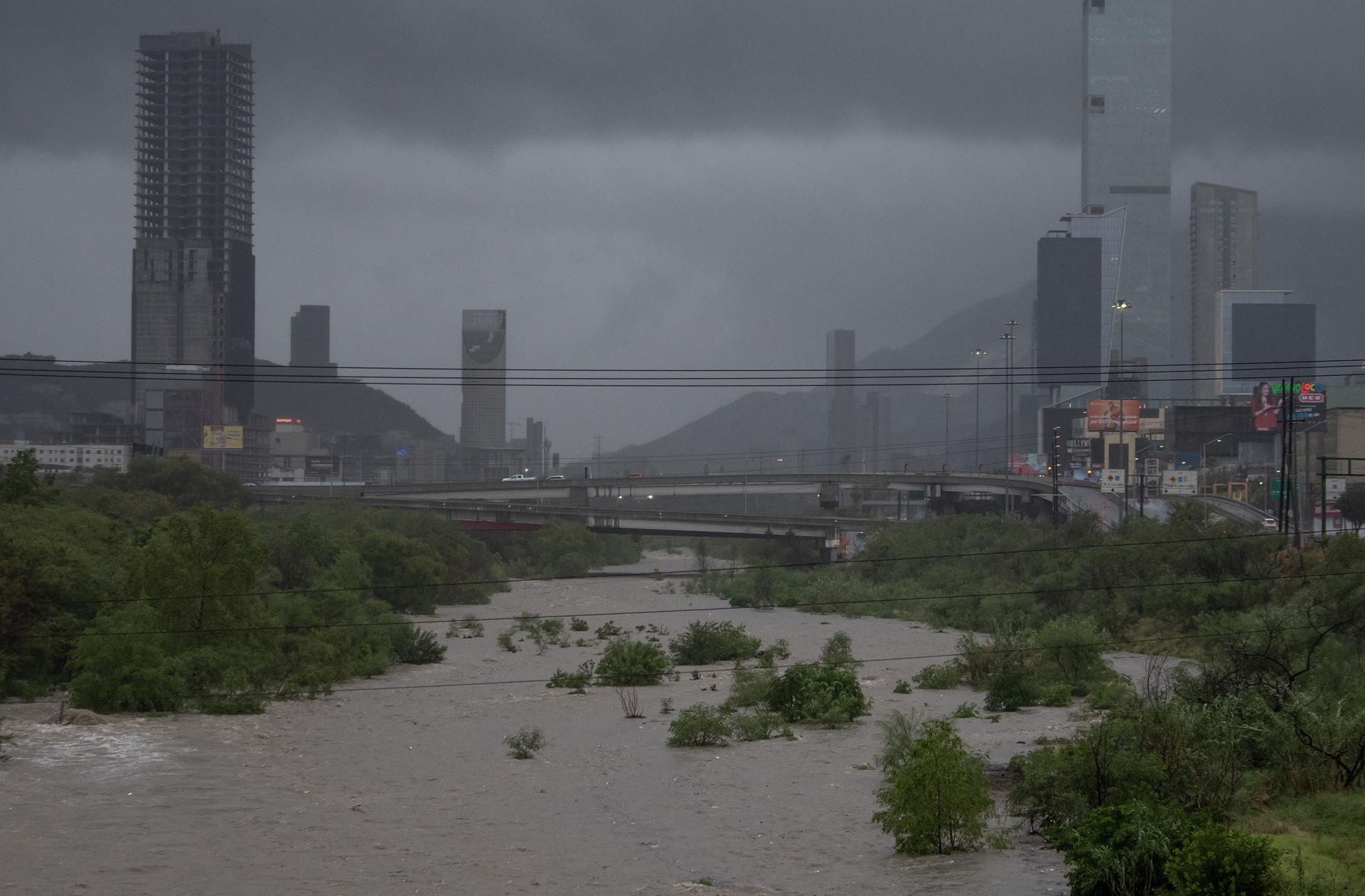 Tormenta Alberto azota Monterrey y otros estados mexicanos. / Foto: EFE.