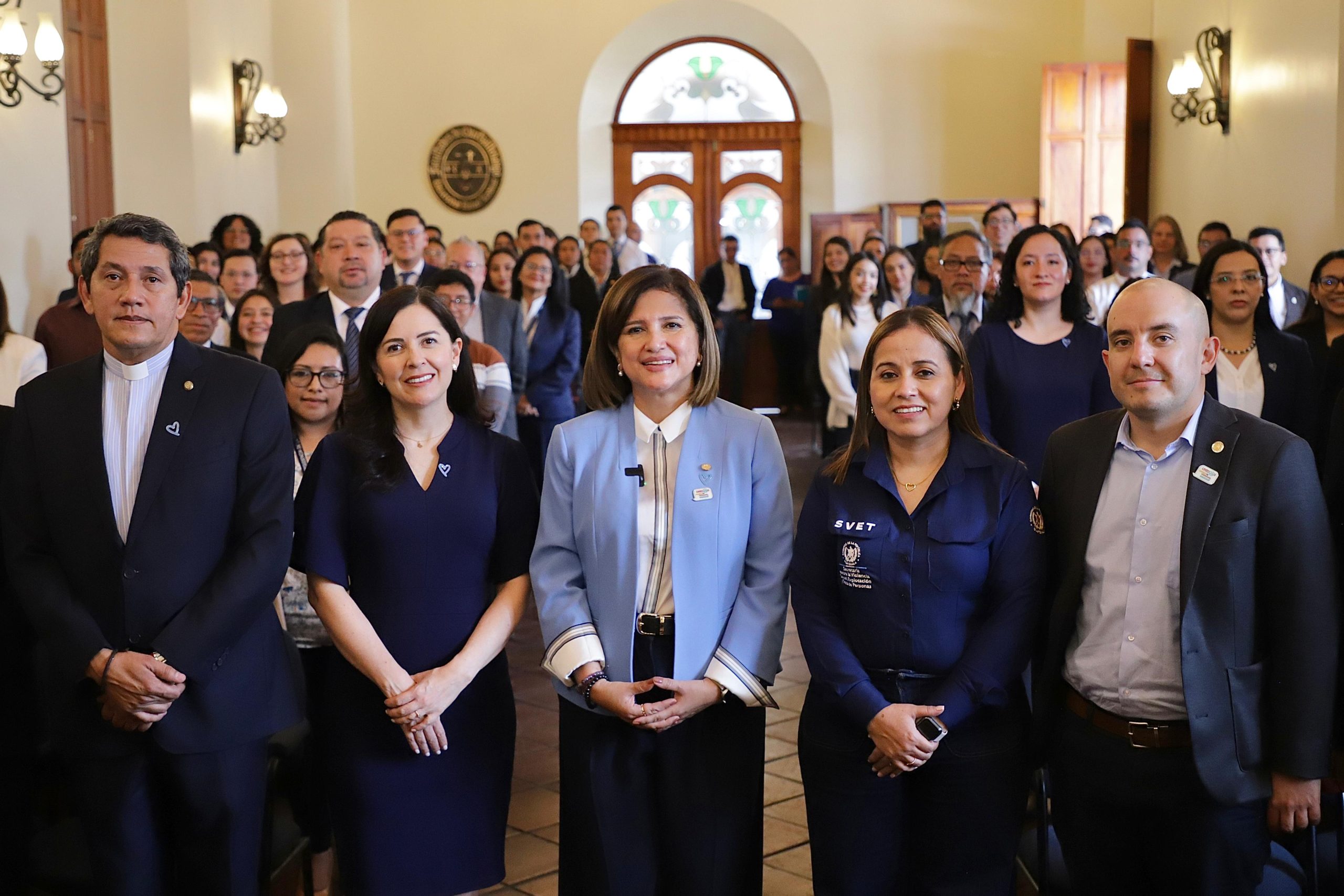 Vicepresidenta en Quetzaltenango presente en la campaña Corazón Azul. /Foto: Vicepresidencia de Guatemala.
