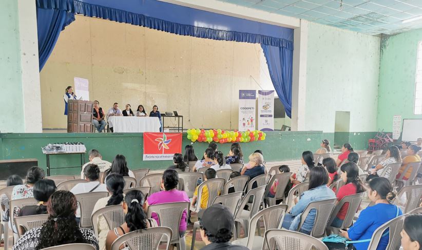 Estudiantes participan en actividad en el marco del Día Mundial Contra el Trabajo Infantil en Jutiapa