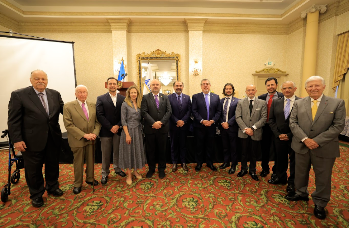 La Asociación de Cámaras de Comercio Binacionales reafirman apoyo al Gobierno del presidente Bernardo Arévalo Foto: Gilber García.