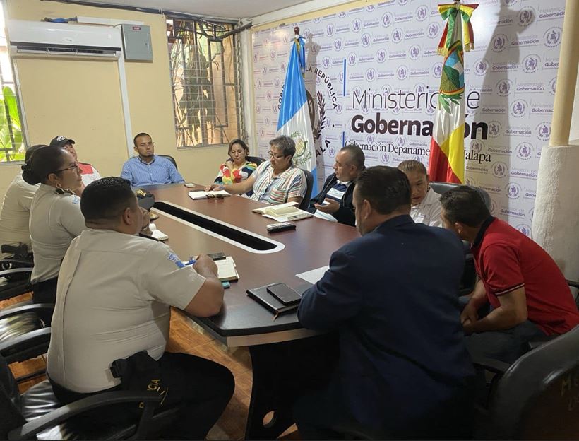Fortalecen la seguridad en el mercado municipal de la cabecera departamental de Jalapa