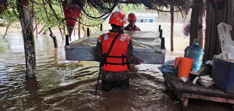 Sistema Conred ha brindado asistencia por 635 incidentes por temporada de lluvias 2024