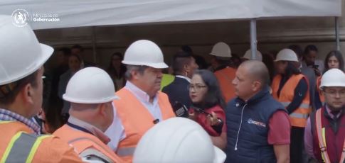 Mingob realiza simulacro de evacuación por desastres naturales