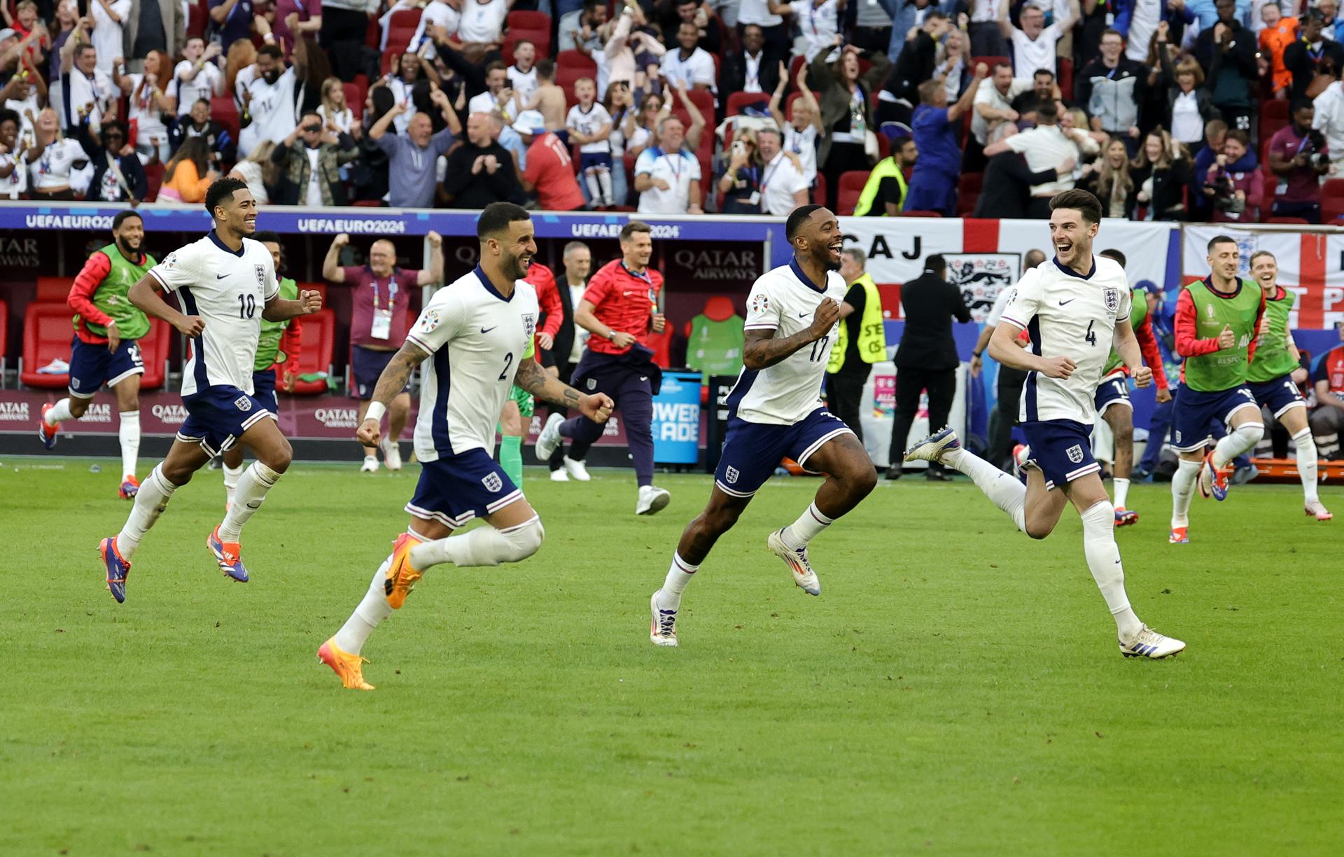 Inglaterra sobrevive otra vez: Vence en penales a Suiza y avanza a semifinales