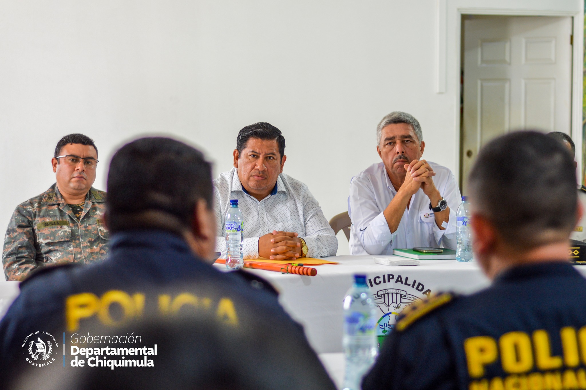 Sigue el trabajo interinstitucional en materia de seguridad en Chiquimula