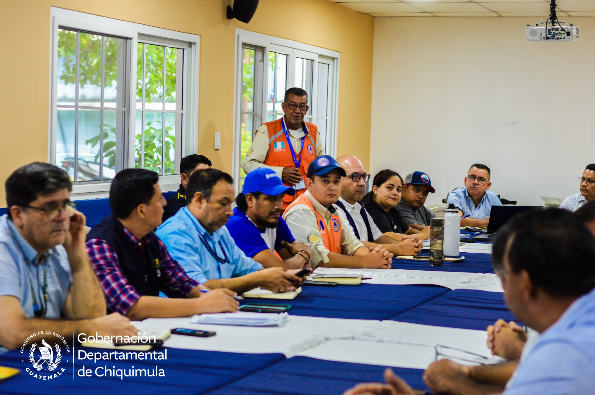 COED de Chiquimula da seguimiento a plan de respuesta y protocolos por lluvias